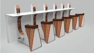 Illustration for article titled With a Pedal-Desk This Pretty, You Might Actually Want to Work Out